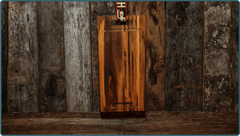 Tabla de madera doble uso